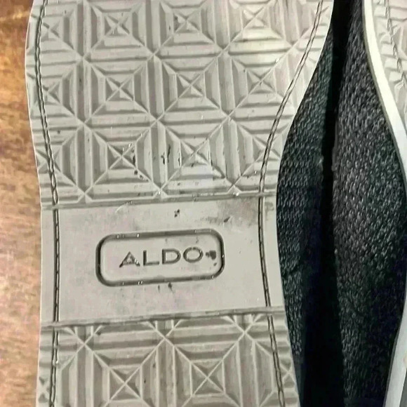 Aldo men’s lace up loafers black/grey size 8. In good preowned condition. - Picture 6 of 9